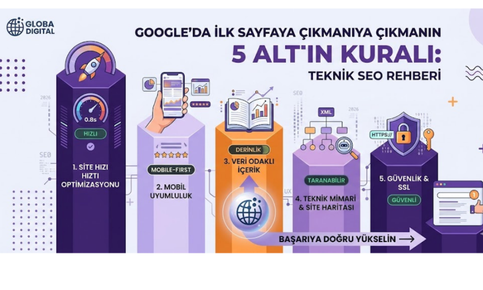Google’da İlk Sayfaya Çıkmanın 5 Altın Kuralı: Teknik SEO Rehberi