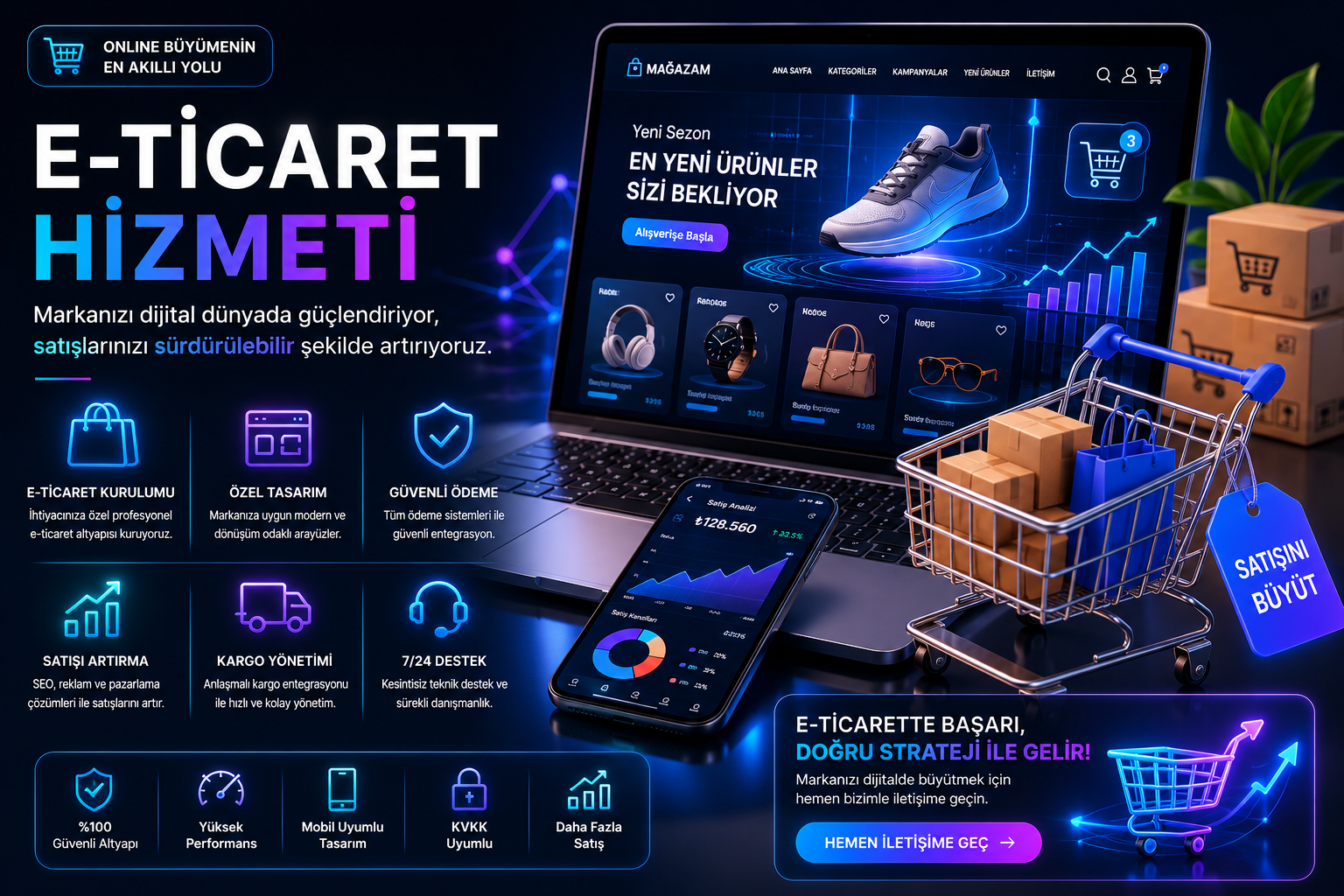 globa dijital e-ticaret